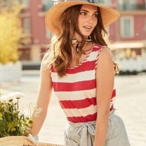 Cabi 5198 Stripe Carousel Tank Size XS
